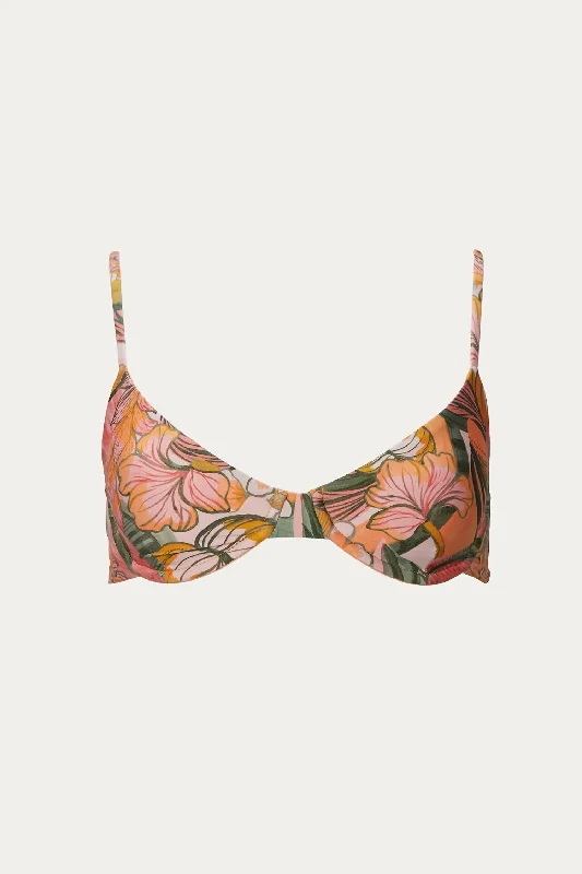 Comfort - engineered  Camilla Top In Tropical Floral