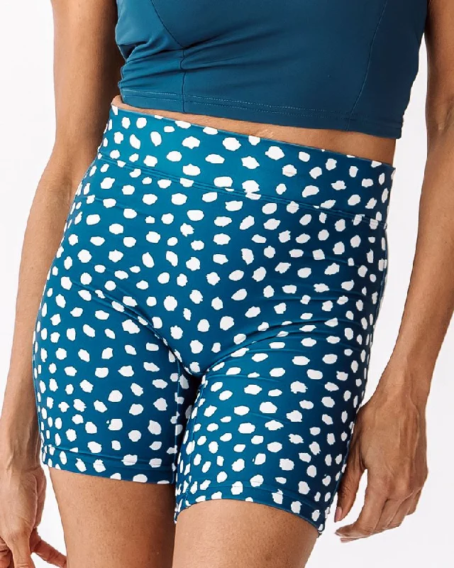 Resort - worthy  Indigo Dot Bike Short