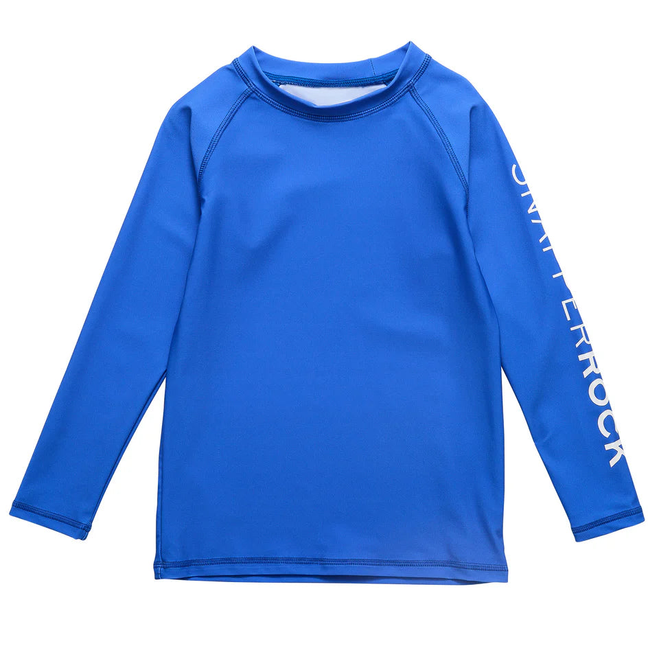 Voguish  Snapper Rock Marine Blue Long Sleeve Rash Top