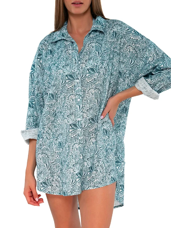 Luxury - crafted  Sunsets Women's Delilah Shirt Cover-Up