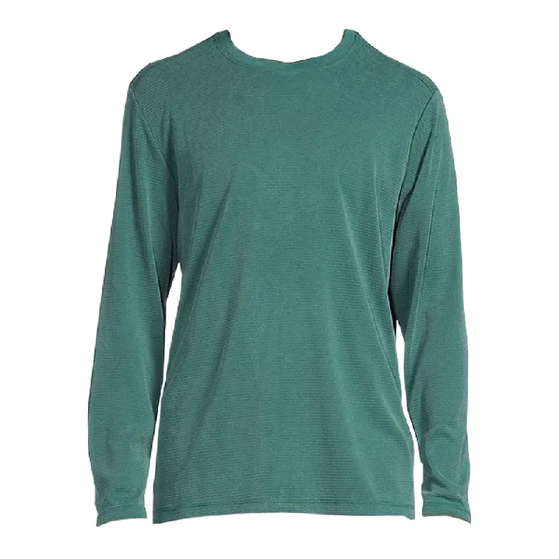 Firm - fitting  Tommy Bahama Coastal Crest Long Sleeve T-Shirt - Myrtle Green