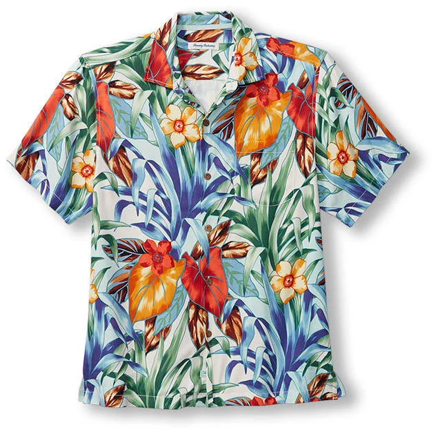 Pattern - coordinated  Tommy Bahama Fleur De Lune Camp Shirt - Vanilla Ice