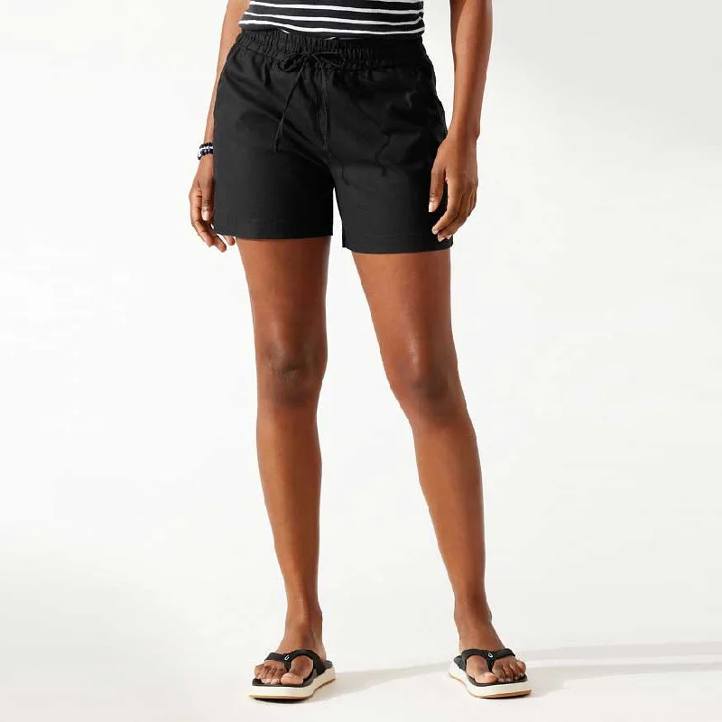 Stretch - enabled  Tommy Bahama Women's Palmbray HR Easy Linen Shorts - Black